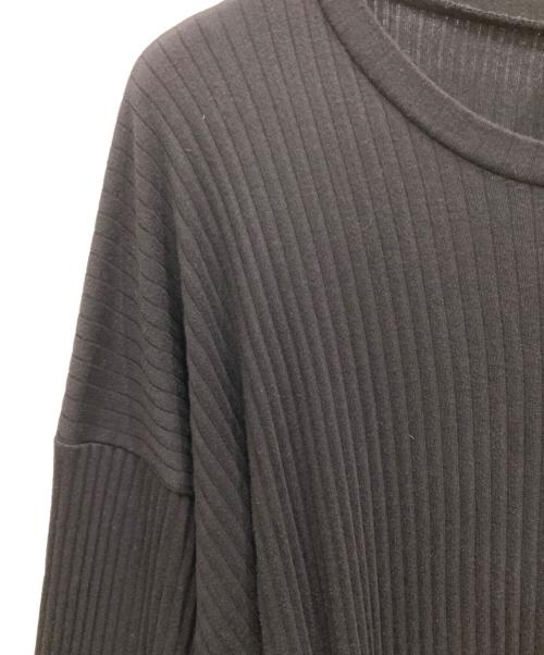 BASERANGE（ベースレンジ）BASERANGE (ベースレンジ) SHAW LONG SLEEVE KAFTAN ワンピース ブラック サイズ:SIZE XSの古着・服飾アイテム