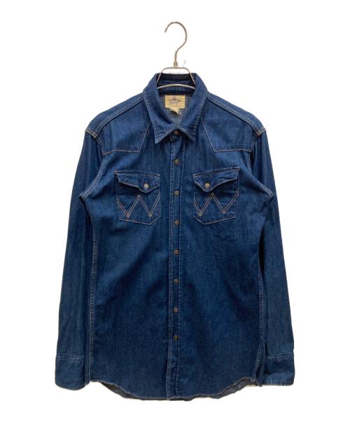 Wrangler（ラングラー）Wrangler (ラングラー) デニムウエスタンシャツ インディゴ サイズ:不明の古着・服飾アイテム