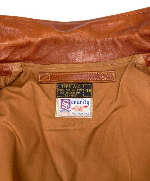 BUZZ RICKSON'S（バズリクソンズ）Buzz Rickson's (バズリクソンズ) A-2フライトジャケット ブラウン サイズ:SIZE 40の古着・服飾アイテム