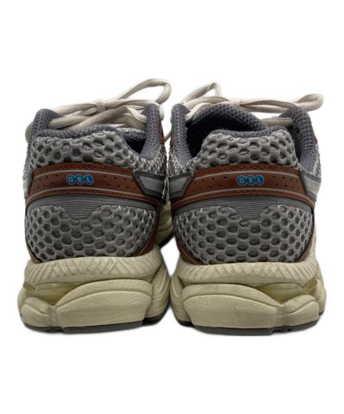 asics（アシックス）asics (アシックス) emmi (エミ) GEL-CUMULUS 16 ブラウン×グレー サイズ:23.5cmの古着・服飾アイテム