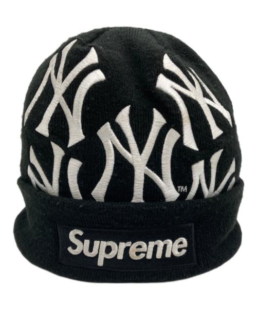 SUPREME（シュプリーム）Supreme (シュプリーム) New Era (ニューエラ) New York Yankees Box Logo Beanie ブラックの古着・服飾アイテム