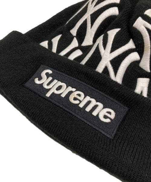 SUPREME（シュプリーム）Supreme (シュプリーム) New Era (ニューエラ) New York Yankees Box Logo Beanie ブラックの古着・服飾アイテム