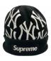 Supreme (シュプリーム) New Era (ニューエラ) New York Yankees Box Logo Beanie ブラック：8000円