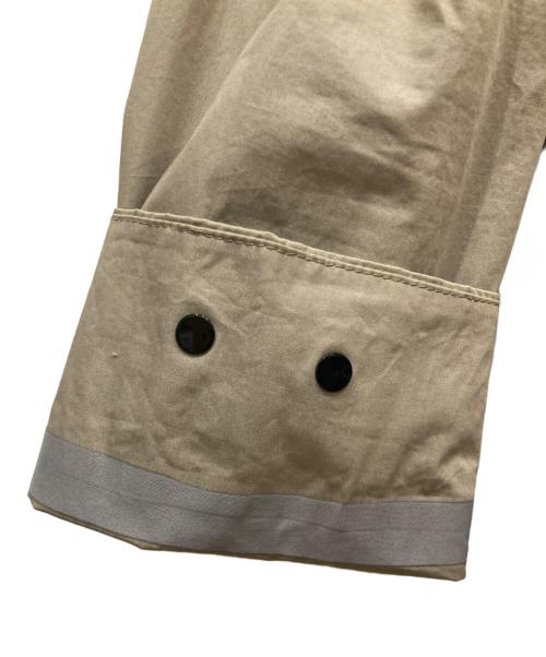 STONE ISLAND（ストーンアイランド）STONE ISLAND (ストーンアイランド) WATER REPELLENT SUPIMA COTTONフードコート ベージュ サイズ:SIZE Mの古着・服飾アイテム