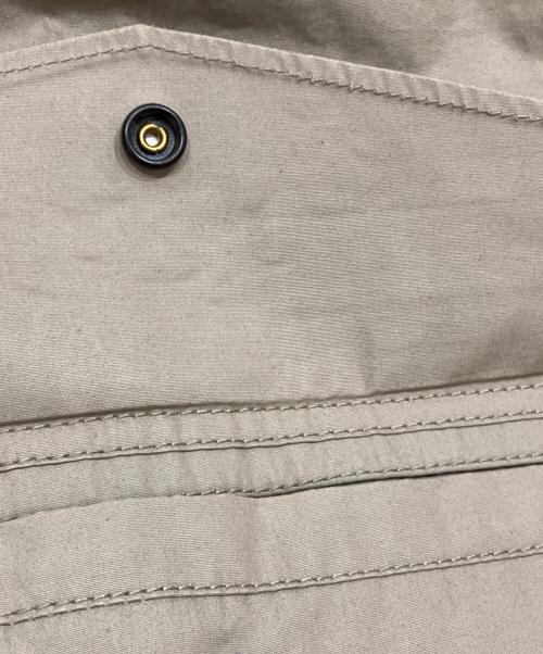 STONE ISLAND（ストーンアイランド）STONE ISLAND (ストーンアイランド) WATER REPELLENT SUPIMA COTTONフードコート ベージュ サイズ:SIZE Mの古着・服飾アイテム