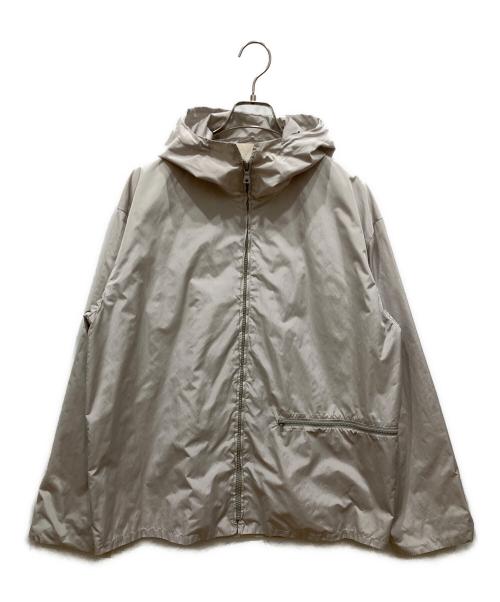 JIL SANDER（ジルサンダー）JIL SANDER (ジルサンダー) シルク混フーデットジャケット グレー サイズ:SIZE 44の古着・服飾アイテム