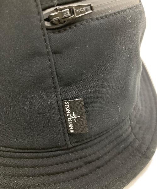 STONE ISLAND（ストーンアイランド）STONE ISLAND (ストーンアイランド) バケットハット ブラック サイズ:SIZE Lの古着・服飾アイテム