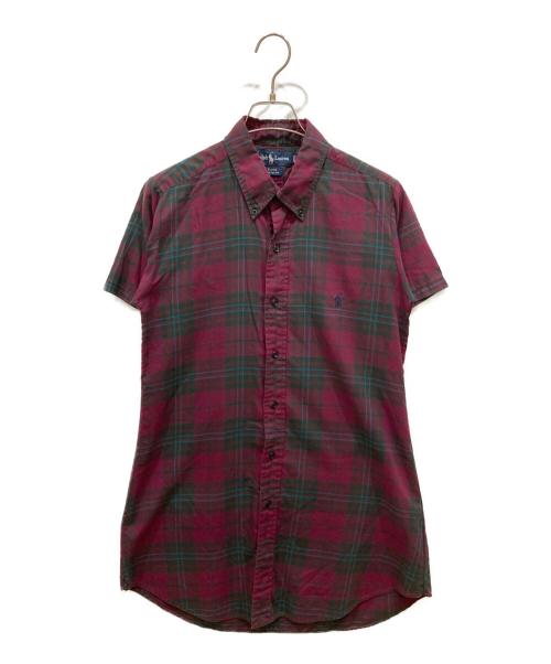 RALPH LAUREN（ラルフローレン）RALPH LAUREN (ラルフローレン) 半袖シャツ　BLAKE ボルドー サイズ:SIZE Lの古着・服飾アイテム