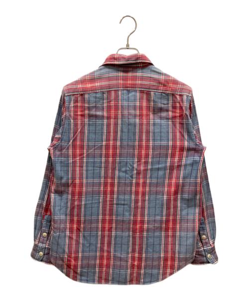 POLO RALPH LAUREN（ポロ・ラルフローレン）POLO RALPH LAUREN (ポロ・ラルフローレン) チェックシャツ ブルー×レッド サイズ:SIZE Mの古着・服飾アイテム