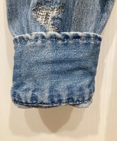 Denim & Supply Ralph Lauren（デニム＆サプライ ラルフローレン）DENIM & SUPPLY RALPH LAUREN (デニム＆サプライ ラルフローレン) ネイティブ柄デニムシャツ ブルー サイズ:SIZE Sの古着・服飾アイテム