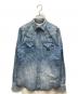 DENIM & SUPPLY RALPH LAUREN（デニム＆サプライ ラルフローレン）の古着「ネイティブ柄デニムシャツ」｜ブルー