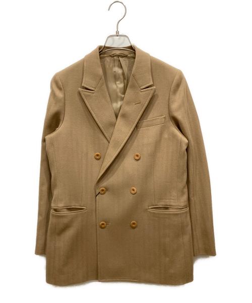 UNION LAUNCH（ユニオンランチ）UNION LAUNCH (ユニオンランチ) DOUBLE BLAZER ベージュ サイズ:SIZE Sの古着・服飾アイテム