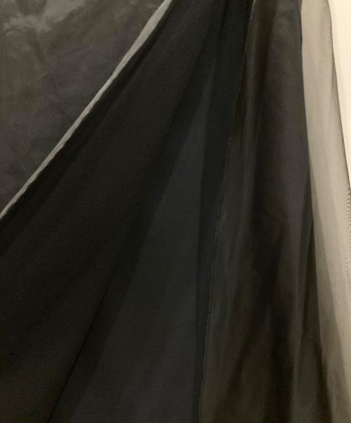 L'appartement（アパルトモン）L'Appartement (アパルトモン) WRAP SKIRT with ORGANDY ネイビー サイズ:SIZE 38の古着・服飾アイテム