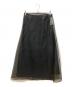 L'Appartement（アパルトモン）の古着「WRAP SKIRT with ORGANDY」｜ネイビー