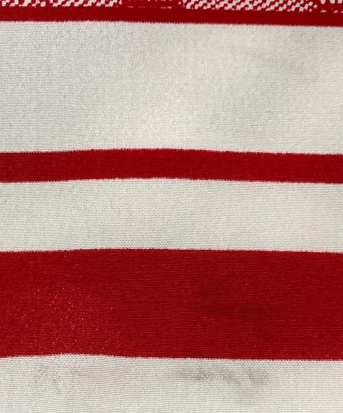 Christian Dior（クリスチャン ディオール）Christian Dior (クリスチャン ディオール) トロッター柄シルクスカーフ レッド×ホワイトの古着・服飾アイテム
