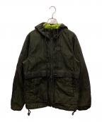 DIESELディーゼル）の古着「ナイロンジップジャケット」｜イエロー×ブラック