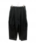 mizuiro-indミズイロインド）の古着「ワイドカーゴパンツ」｜ブラック