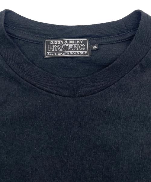 Hysteric Glamour（ヒステリックグラマー）Hysteric Glamour (ヒステリックグラマー) CANNED HYSTERIC Tシャツ ブラック サイズ:SIZE XLの古着・服飾アイテム