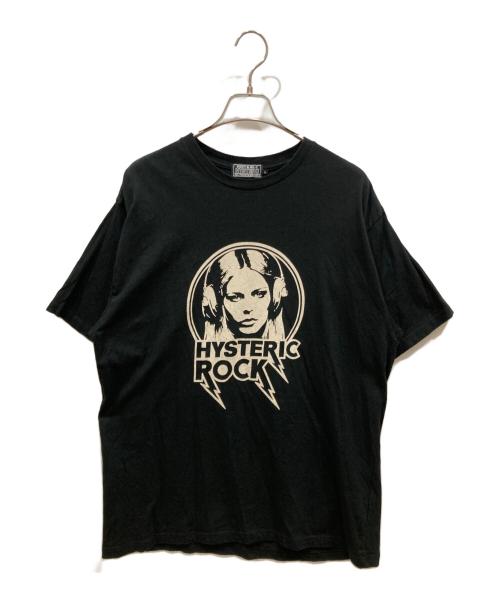 Hysteric Glamour（ヒステリックグラマー）Hysteric Glamour (ヒステリックグラマー) HYSTERIC ROCK Tシャツ ブラック サイズ:SIZE XLの古着・服飾アイテム