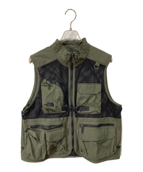 THE NORTH FACE（ザ ノース フェイス）THE NORTH FACE (ザ ノース フェイス) UTILITY MESH VEST カーキ サイズ:SIZE Lの古着・服飾アイテム
