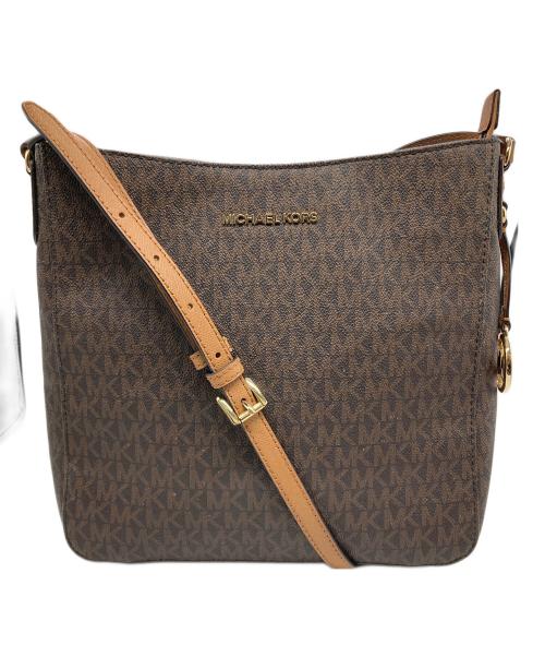 MICHAEL KORS（マイケル・コース）MICHAEL KORS (マイケル・コース) ショルダーバッグ ブラウンの古着・服飾アイテム