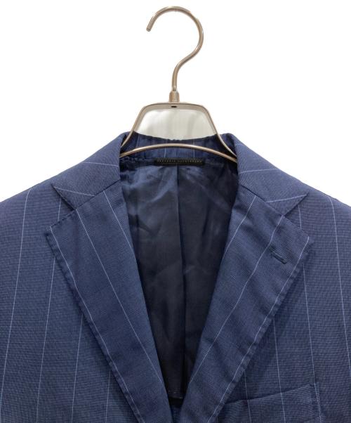 De Petrillo（デペトリロ）De Petrillo (デペトリロ) セットアップストライプスーツ ネイビー サイズ:SIZE 42の古着・服飾アイテム