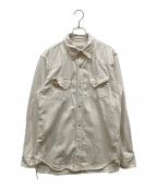 REMI RELIEFレミレリーフ）の古着「ウエスタンシャツ」｜アイボリー