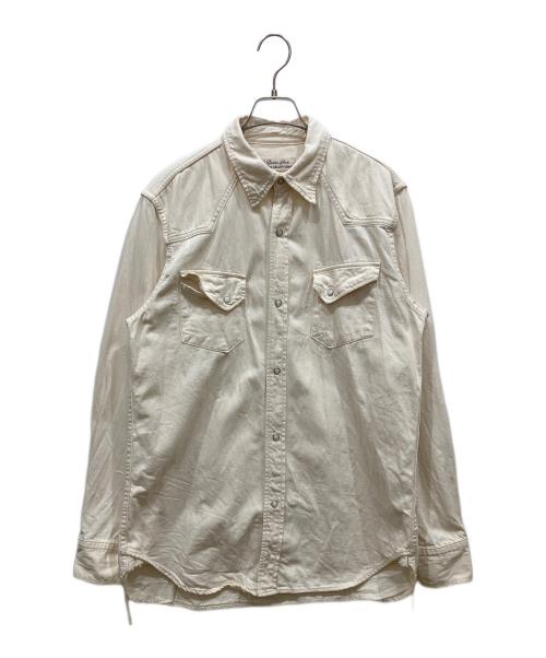 REMI RELIEF（レミレリーフ）REMI RELIEF (レミレリーフ) ウエスタンシャツ アイボリー サイズ:SIZE XLの古着・服飾アイテム