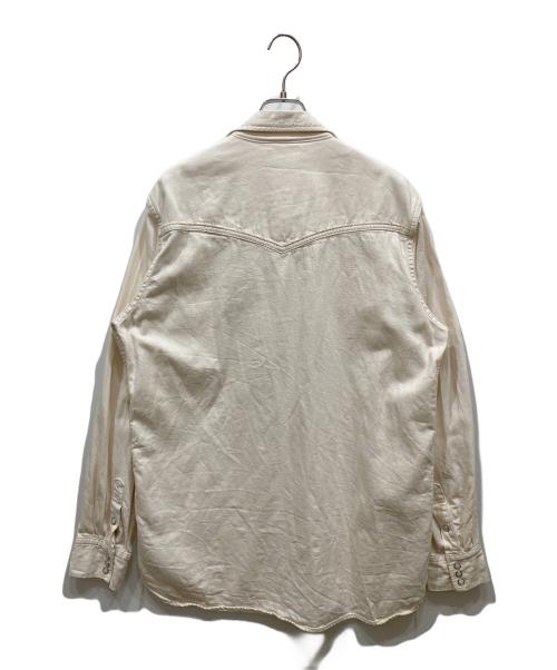 REMI RELIEF（レミレリーフ）REMI RELIEF (レミレリーフ) ウエスタンシャツ アイボリー サイズ:SIZE XLの古着・服飾アイテム