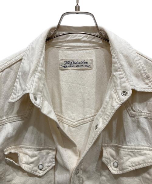 REMI RELIEF（レミレリーフ）REMI RELIEF (レミレリーフ) ウエスタンシャツ アイボリー サイズ:SIZE XLの古着・服飾アイテム
