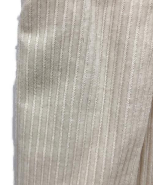 Saint Laurent Paris（サンローランパリ）Saint Laurent Paris (サンローランパリ) コーデュロイタックパンツ ホワイト サイズ:SIZE 40の古着・服飾アイテム