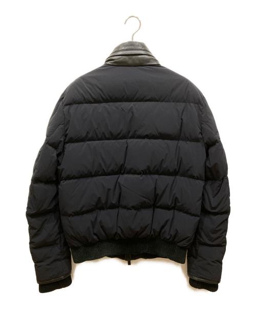 FENDI（フェンディ）FENDI (フェンディ) モンスターアイレザー切替ダウンジャケット ブラック サイズ:SIZE 48の古着・服飾アイテム