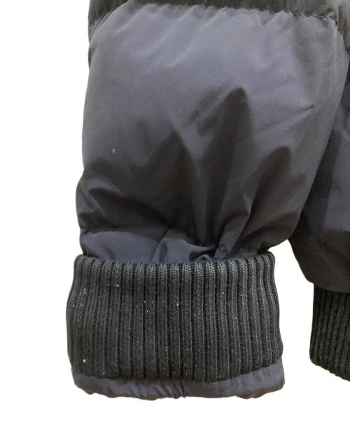 FENDI（フェンディ）FENDI (フェンディ) モンスターアイレザー切替ダウンジャケット ブラック サイズ:SIZE 48の古着・服飾アイテム