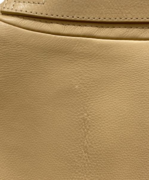 TOM FORD（トムフォード）TOM FORD (トムフォード) カウレザーダブルライダース ベージュ サイズ:	SIZE 48の古着・服飾アイテム