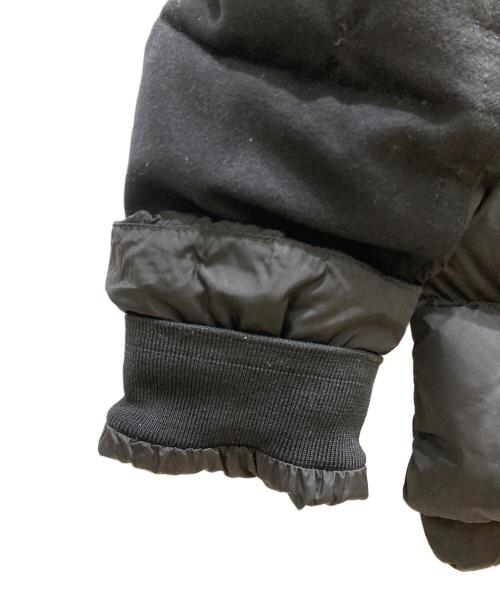 MONCLER（モンクレール）MONCLER (モンクレール) DIMIER/ウール切替ダウンジャケット ブラック サイズ:SIZE 2の古着・服飾アイテム