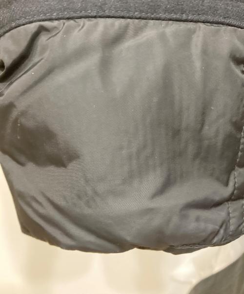 MONCLER（モンクレール）MONCLER (モンクレール) DIMIER/ウール切替ダウンジャケット ブラック サイズ:SIZE 2の古着・服飾アイテム