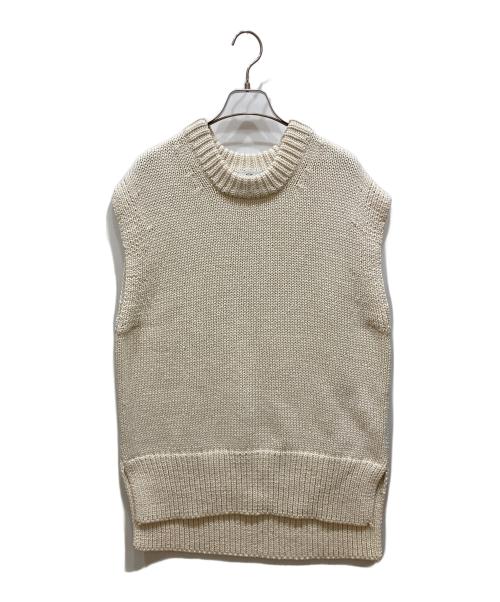 ATON（エイトン）ATON (エイトン) ニットベスト アイボリー サイズ:SIZE 2の古着・服飾アイテム