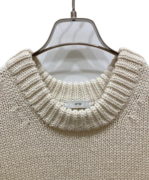 ATON（エイトン）ATON (エイトン) ニットベスト アイボリー サイズ:SIZE 2の古着・服飾アイテム