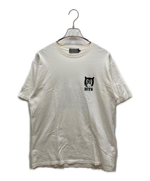 Hysteric Glamour（ヒステリックグラマー）Hysteric Glamour (ヒステリックグラマー) HOTTER THAN HELL Tシャツ ホワイト サイズ:SIZE Lの古着・服飾アイテム