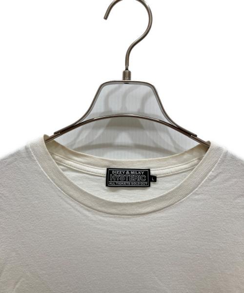 Hysteric Glamour（ヒステリックグラマー）Hysteric Glamour (ヒステリックグラマー) HOTTER THAN HELL Tシャツ ホワイト サイズ:SIZE Lの古着・服飾アイテム