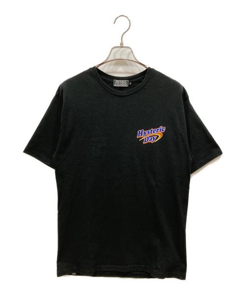 Hysteric Glamour（ヒステリックグラマー）Hysteric Glamour (ヒステリックグラマー) hysteric day/Tシャツ ブラック サイズ:SIZE Mの古着・服飾アイテム