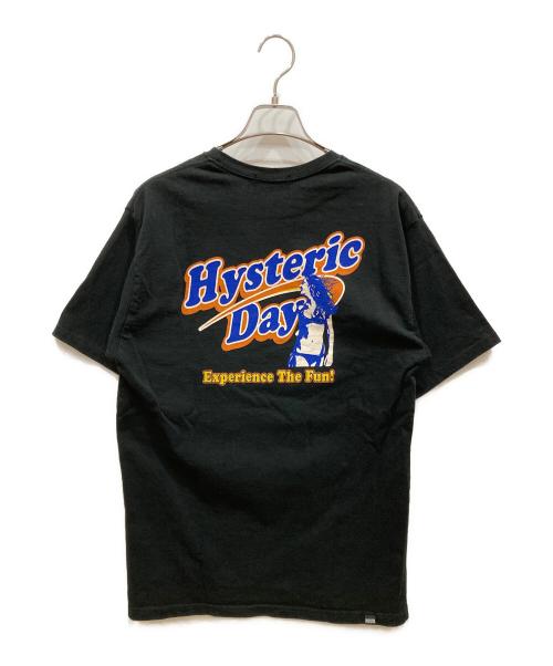 Hysteric Glamour（ヒステリックグラマー）Hysteric Glamour (ヒステリックグラマー) hysteric day/Tシャツ ブラック サイズ:SIZE Mの古着・服飾アイテム