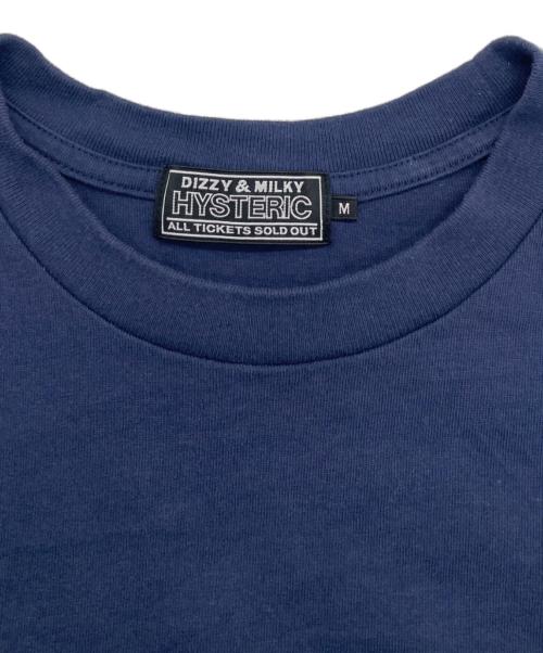 Hysteric Glamour（ヒステリックグラマー）Hysteric Glamour (ヒステリックグラマー) VIXEN GIRLワッペン Tシャツ ネイビー サイズ:SIZE Mの古着・服飾アイテム