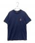 Hysteric Glamour（ヒステリックグラマー）の古着「VIXEN GIRLワッペン Tシャツ」｜ネイビー
