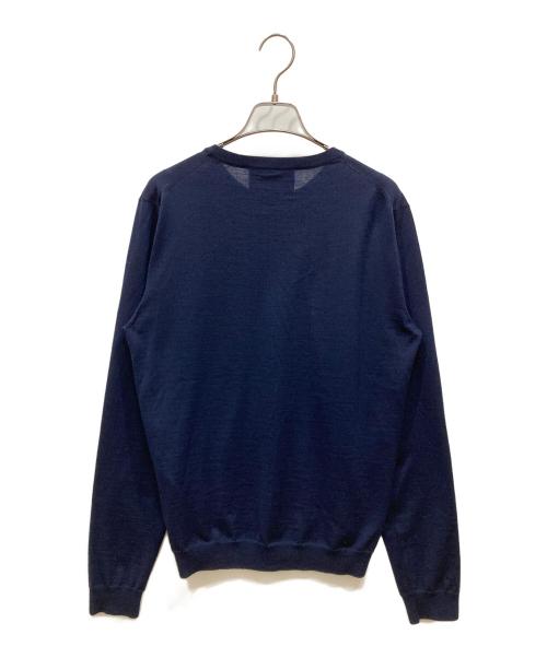 GUCCI（グッチ）GUCCI (グッチ) ホースビットロゴウールニット ネイビー サイズ:SIZE Mの古着・服飾アイテム