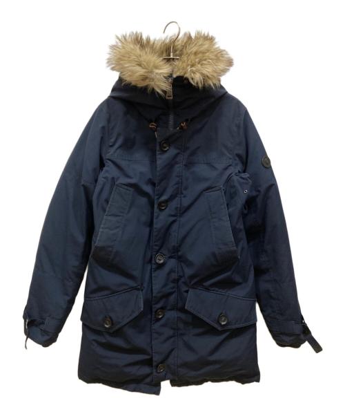 POLO RALPH LAUREN（ポロ・ラルフローレン）POLO RALPH LAUREN (ポロ・ラルフローレン) フェイクファーダウンコート ネイビー サイズ:SIZE Sの古着・服飾アイテム