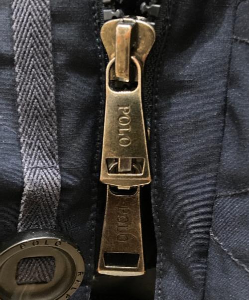 POLO RALPH LAUREN（ポロ・ラルフローレン）POLO RALPH LAUREN (ポロ・ラルフローレン) フェイクファーダウンコート ネイビー サイズ:SIZE Sの古着・服飾アイテム