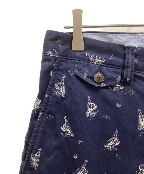 POLO RALPH LAUREN（ポロ・ラルフローレン）POLO RALPH LAUREN (ポロ・ラルフローレン) 総柄ハーフパンツ ネイビー サイズ:SIZE 30の古着・服飾アイテム