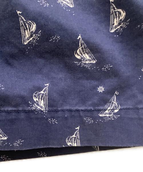POLO RALPH LAUREN（ポロ・ラルフローレン）POLO RALPH LAUREN (ポロ・ラルフローレン) 総柄ハーフパンツ ネイビー サイズ:SIZE 30の古着・服飾アイテム