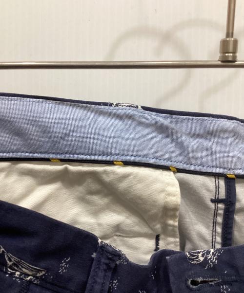 POLO RALPH LAUREN（ポロ・ラルフローレン）POLO RALPH LAUREN (ポロ・ラルフローレン) 総柄ハーフパンツ ネイビー サイズ:SIZE 30の古着・服飾アイテム